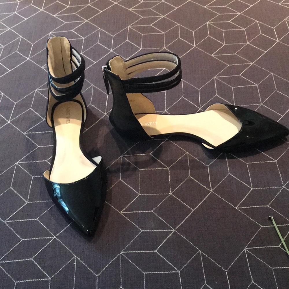 Nine West patent leather flats